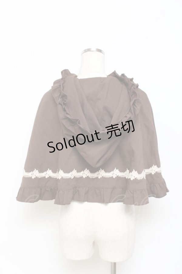 画像2: axes femme kawaii / 童話の小公女ケープ Ｍ 茶 Y-25-10-28-084-AX-JA-SZ-ZY (2)