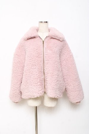 画像: Areeam / ミッキー&ミニー ボアジャケット F ピンク Y-25-10-28-088-LO-CO-SZ-ZY