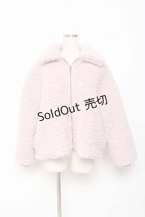 画像1: Areeam / ミッキー&ミニー ボアジャケット F ピンク Y-25-10-28-088-LO-CO-SZ-ZY (1)