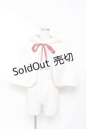 画像: BABY,THE STARS SHINE BRIGHT / Alice Red&Blackケープ  アイボリー Y-25-10-28-089-BA-JA-SZ-ZY