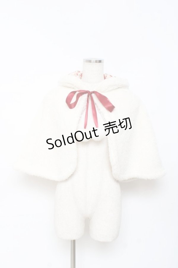 画像1: BABY,THE STARS SHINE BRIGHT / Alice Red&Blackケープ  アイボリー Y-25-10-28-089-BA-JA-SZ-ZY (1)