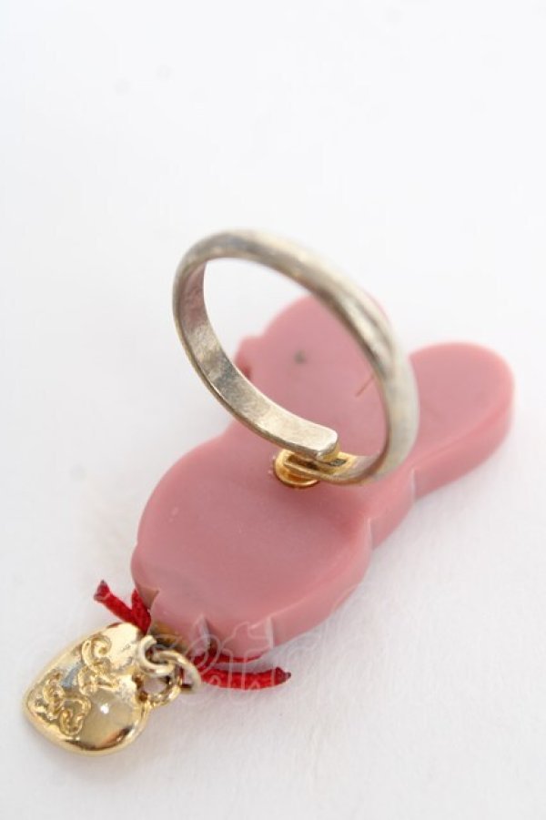 画像2: Angelic Pretty / リリカルバニーBonbonショコラリング  ピンク Y-25-10-28-011-AP-AC-SZ-ZY (2)