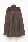 画像2: axes femme / ナポレオンマント風コート M 茶 Y-25-10-28-100-AX-CO-SZ-ZI (2)