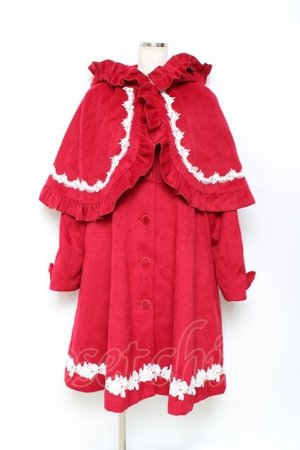 画像: axes femme kawaii / 童話の小公女コート M 赤 Y-25-10-28-101-AX-CO-SZ-ZY