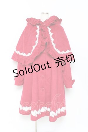 画像: axes femme kawaii / 童話の小公女コート M 赤 Y-25-10-28-101-AX-CO-SZ-ZY