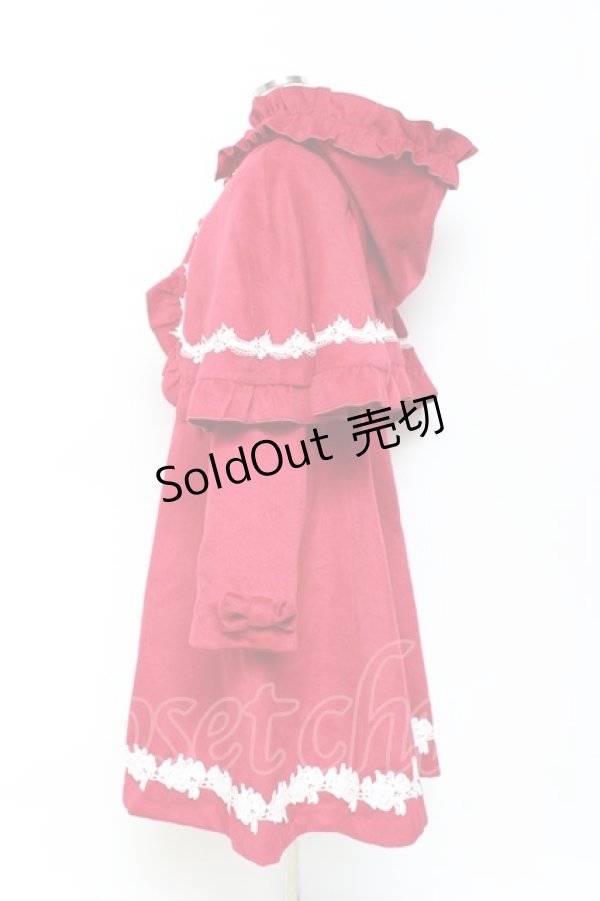 画像3: axes femme kawaii / 童話の小公女コート M 赤 Y-25-10-28-101-AX-CO-SZ-ZY (3)