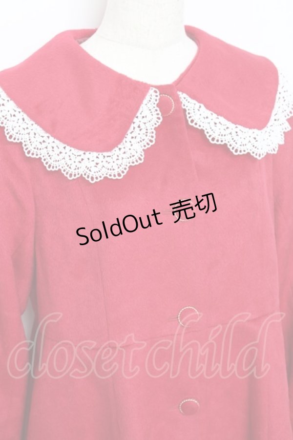 画像4: axes femme kawaii / 童話の小公女コート M 赤 Y-25-10-28-101-AX-CO-SZ-ZY (4)