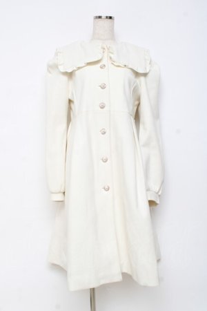 画像: axes femme POETIQUE / スクエアカラーコート M オフ白 Y-25-10-28-104-AX-CO-SZ-ZY