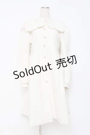 画像: axes femme POETIQUE / スクエアカラーコート M オフ白 Y-25-10-28-104-AX-CO-SZ-ZI