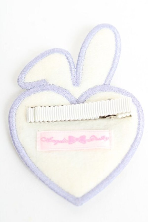 画像2: Angelic Pretty / Happiness Bunnyクリップ  アイボリ- Y-25-10-28-013-AP-ZA-SZ-ZY (2)