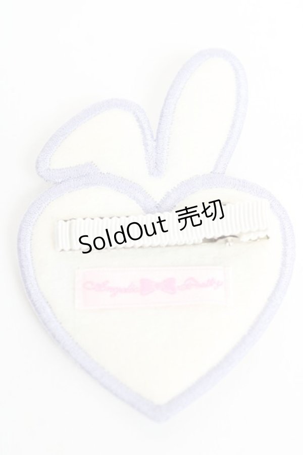 画像2: Angelic Pretty / Happiness Bunnyクリップ  アイボリ- Y-25-10-28-013-AP-ZA-SZ-ZY (2)