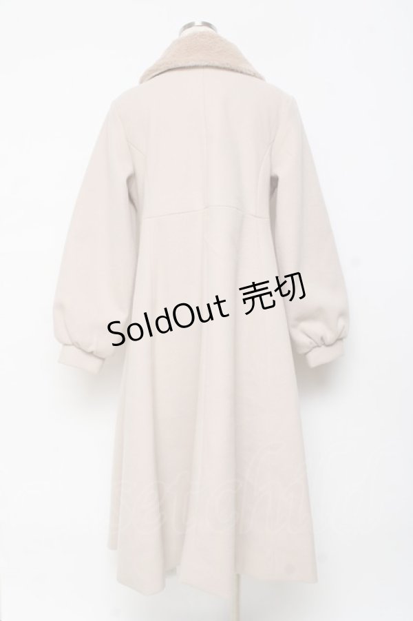 画像2: m petit by misako / AM*リボンコート M ベージュ Y-25-10-28-107-LO-JA-SZ-ZY (2)