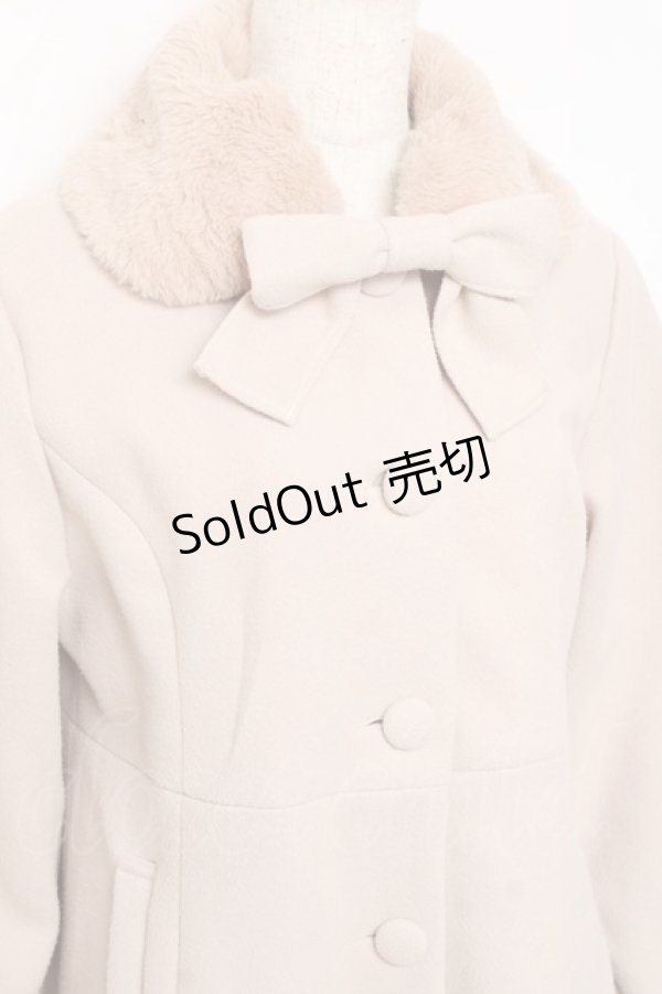 画像3: m petit by misako / AM*リボンコート M ベージュ Y-25-10-28-107-LO-JA-SZ-ZY (3)