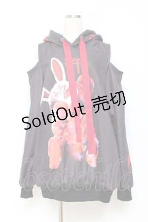 画像: TRAVAS TOKYO / 椎名ひかりコラボプルオーバーパーカー F 黒 Y-25-10-28-108-PU-TO-SZ-ZY