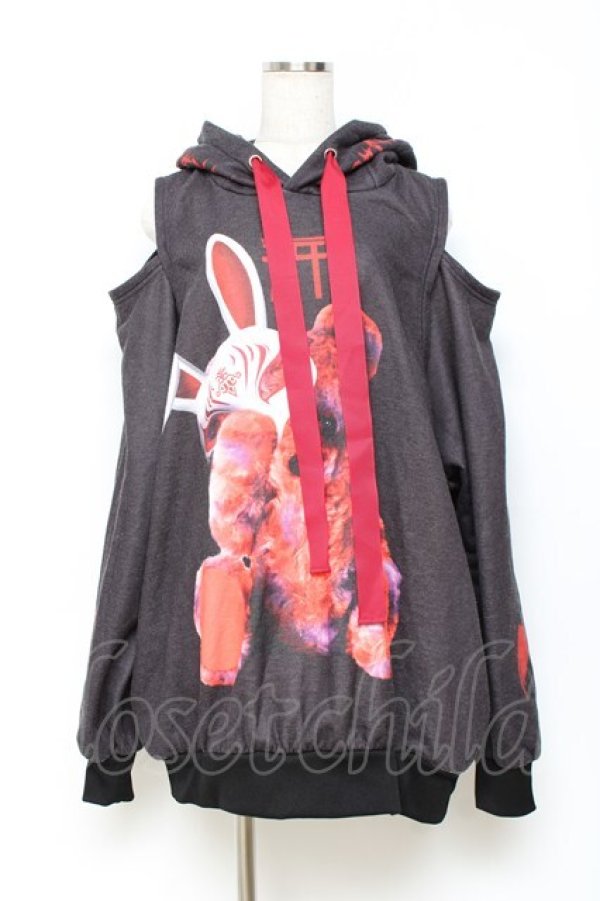 画像1: TRAVAS TOKYO / 椎名ひかりコラボプルオーバーパーカー F 黒 Y-25-10-28-108-PU-TO-SZ-ZY (1)