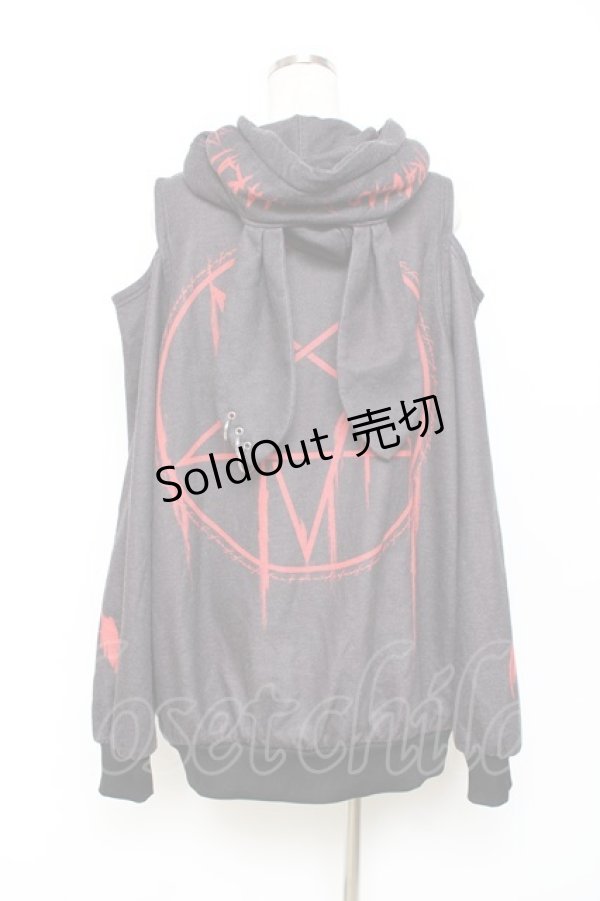 画像3: TRAVAS TOKYO / 椎名ひかりコラボプルオーバーパーカー F 黒 Y-25-10-28-108-PU-TO-SZ-ZY (3)