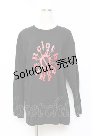 画像: NieR Clothing / プリントTシャツ L 黒 Y-25-10-28-113-PU-TS-SZ-ZY
