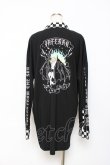 画像2: LISTEN FLAVOR / 天から堕ちたユニコーン 襟付きカットソー F 黒 Y-25-10-28-114-PU-TO-SZ-ZY (2)