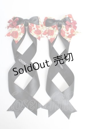 画像: LOTUS ribbon / ツインテールリボンバレッタ   Y-25-10-28-015-EL-ZA-SZ-ZT486-F004