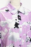 画像3: Jamieエーエヌケー / パンダ柄BIGシャツ F ラベンダー Y-25-10-28-115-LO-OP-SZ-ZY (3)