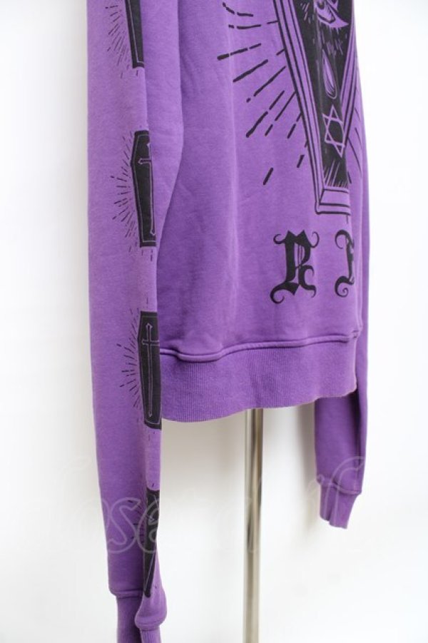画像3: REFLEM / ロングスリーブチェーンパーカー F パープル Y-25-10-28-117-PU-TO-SZ-ZY (3)
