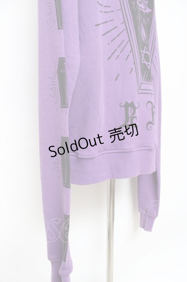 画像3: REFLEM / ロングスリーブチェーンパーカー F パープル Y-25-10-28-117-PU-TO-SZ-ZY (3)