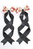 画像2: LOTUS ribbon / ツインテールリボンバレッタ   Y-25-10-28-015-EL-ZA-SZ-ZY (2)