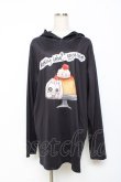画像1: NieR Clothing / BOX LOGO LONG LENGTH PULLOVER PARKA F Pudding/黒 Y-25-10-28-119-PU-TO-SZ-ZY (1)