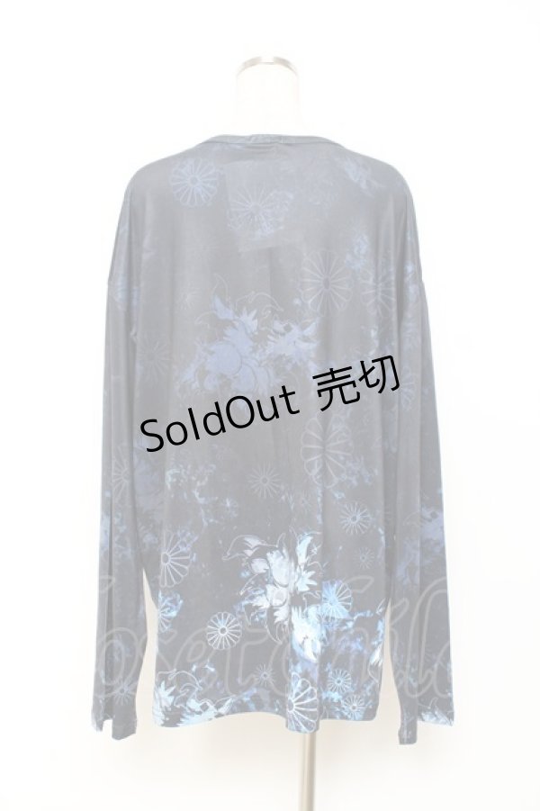 画像2: NieR Clothing / BIG CUTSEW【九尾】  紺 Y-25-10-28-120-PU-TS-SZ-ZY (2)