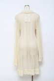 画像2: axes femme / 透かしニットロングカーディガン M 生成り Y-25-10-28-123-AX-TO-SZ-ZY (2)