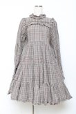 画像1: Physical Drop / 小公女ドレス  チェックベージュ Y-25-10-28-128-LO-OP-SZ-ZY (1)