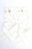 画像1: LOTUS ribbon / ツインテールリボンバレッタ  白 Y-25-10-28-017-EL-ZA-SZ-ZY (1)