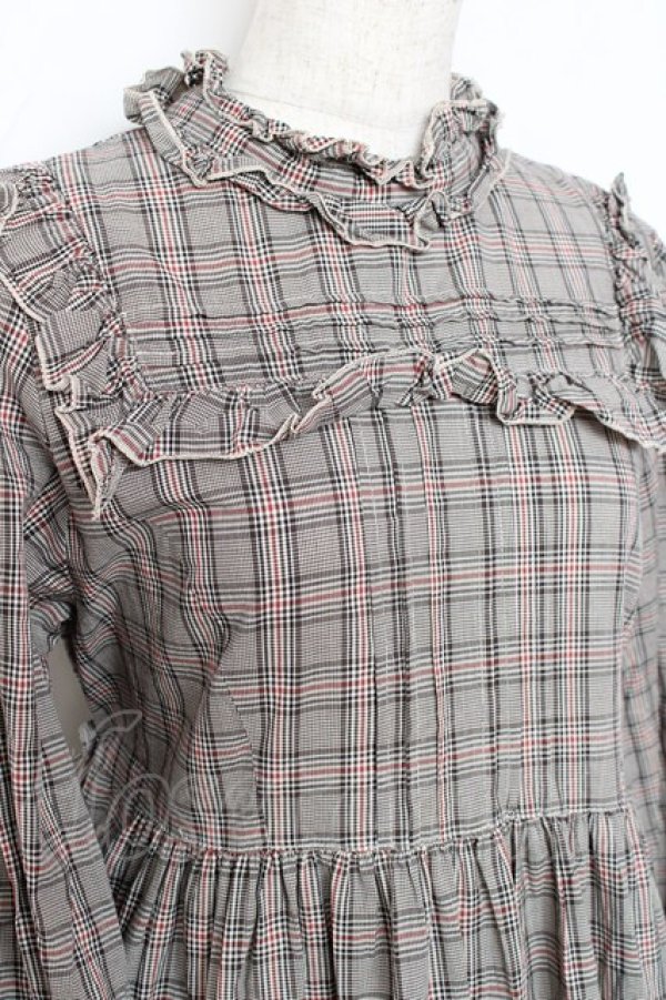 画像4: Physical Drop / 小公女ドレス  チェックベージュ Y-25-10-28-128-LO-OP-SZ-ZY (4)
