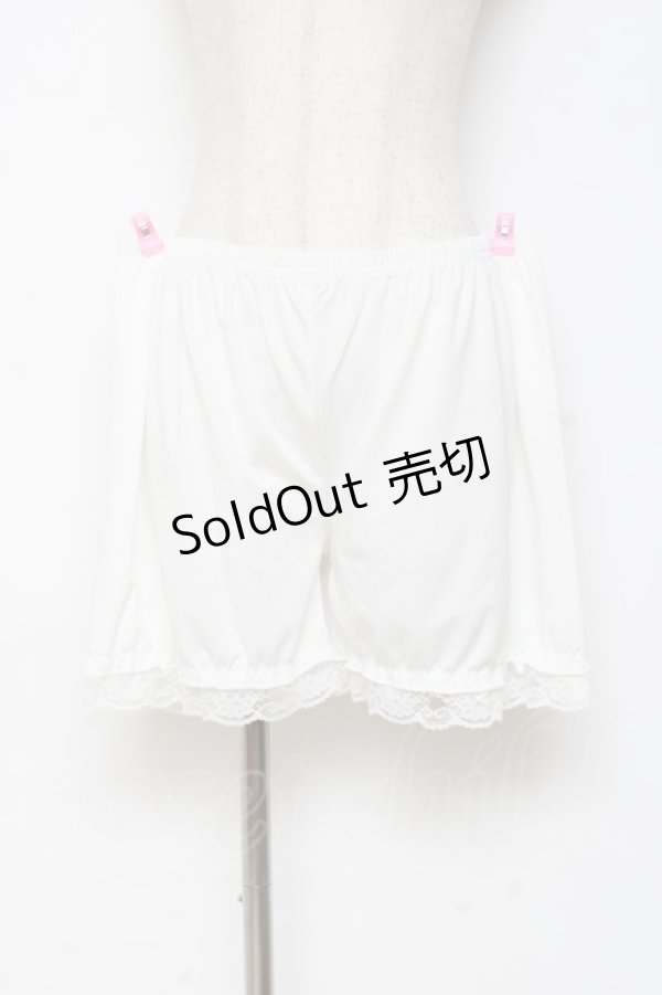 画像1: m petit by misako / AMドロワーズスソレース JJM-L 中白 Y-25-10-28-135-LO-PA-SZ-ZY (1)