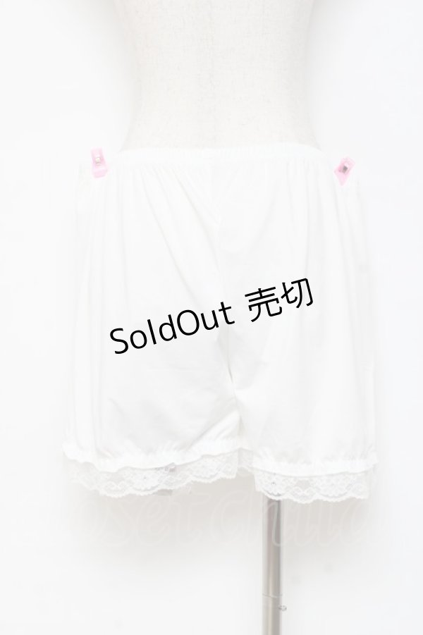 画像2: m petit by misako / AMドロワーズスソレース JJM-L 中白 Y-25-10-28-135-LO-PA-SZ-ZY (2)