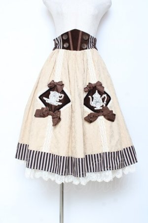 画像: Hoshibako Works / カフェホシバコ スカート S コーヒー Y-25-10-28-148-LO-SK-SZ-ZY