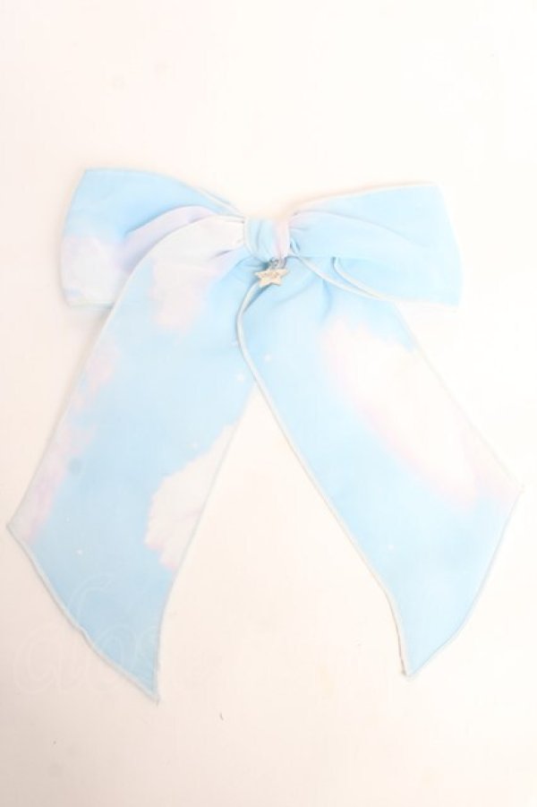 画像1: Angelic Pretty / Misty Skyリボンクリップ  サックス Y-25-10-28-022-AP-ZA-SZ-ZY (1)
