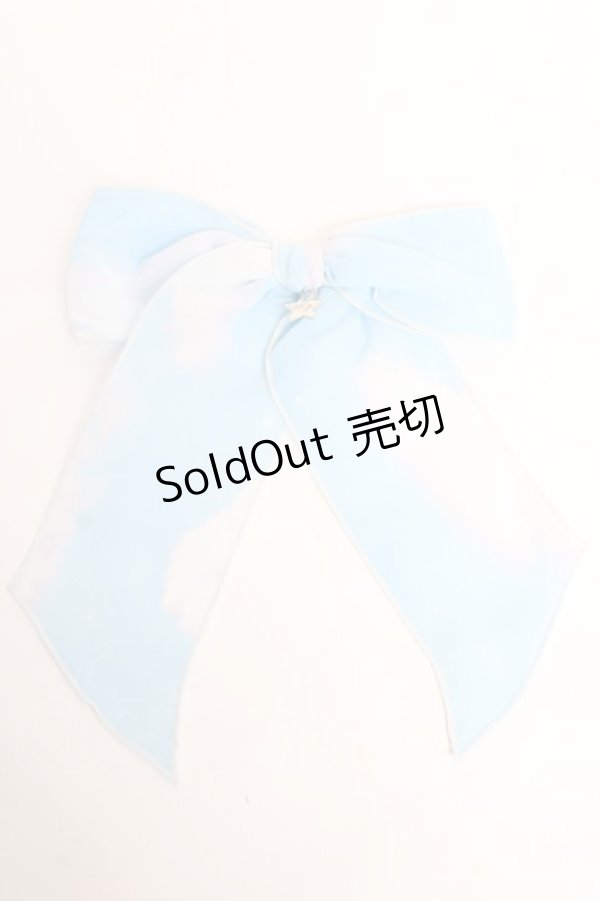 画像1: Angelic Pretty / Misty Skyリボンクリップ  サックス Y-25-10-28-022-AP-ZA-SZ-ZY (1)