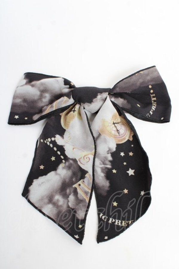 画像1: Angelic Pretty / Khronos Utopia Special ワンピース Setのリボンクリップのみ  黒 Y-25-10-28-024-AP-ZA-SZ-ZY (1)