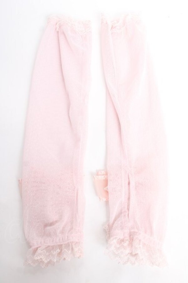 画像2: Angelic Pretty / エレガントパールアームウォーマー  ピンク Y-25-10-28-026-AP-ZA-SZ-ZY (2)