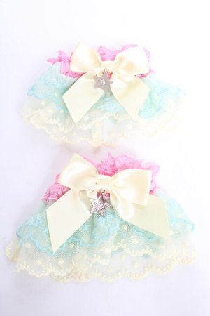 画像: Angelic Pretty / カラフルStarお袖とめ  イエロー Y-25-10-28-027-AP-ZA-SZ-ZY