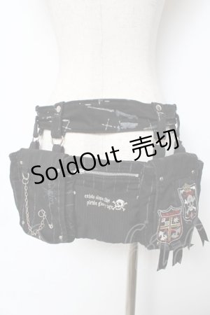 画像: HN+nois / ボディポーチ  黒 Y-25-10-28-039-HN-ZA-SZ-ZY