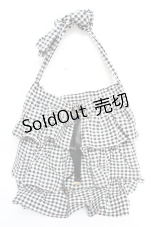 画像: Fi.n.t / フリルトートバッグ  黒 Y-25-10-28-040-CA-BG-SZ-ZT501