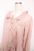 画像3: PINK HOUSE / ローンフリルオーバーブラウス F ピンク Y-25-10-31-025-LO-BL-AS-ZY (3)