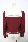 画像2: Innocent World / セーラー刺繍ジャケット L ボルドー Y-25-10-31-032-IW-JA-SZ-ZY (2)
