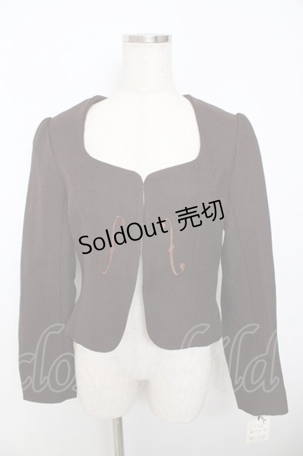 画像1: Innocent World / バイオリンジャケット L ブラウン Y-25-10-31-033-IW-CO-SZ-ZY (1)