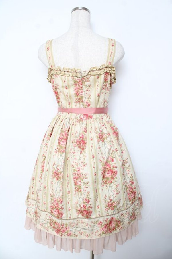 画像2: Victorian maiden / ストライプローズリボンドレス  ミント Y-25-10-31-034-CL-OP-AS-ZY (2)