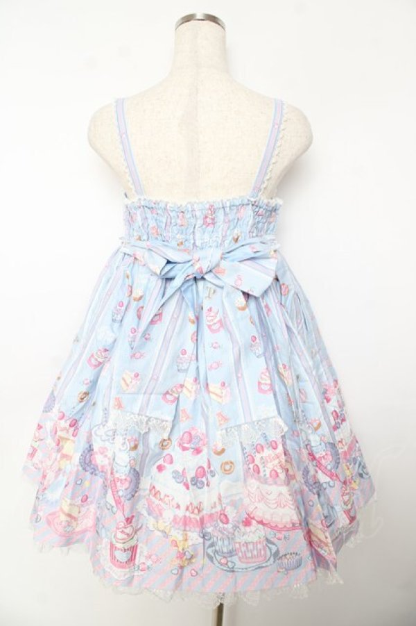 画像2: Angelic Pretty / Whip Factory ジャンパースカートSet  サックス Y-25-10-31-035-AP-OP-SZ-ZY (2)