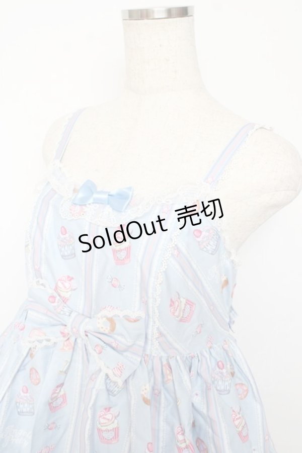 画像3: Angelic Pretty / Whip Factory ジャンパースカートSet  サックス Y-25-10-31-035-AP-OP-SZ-ZS (3)