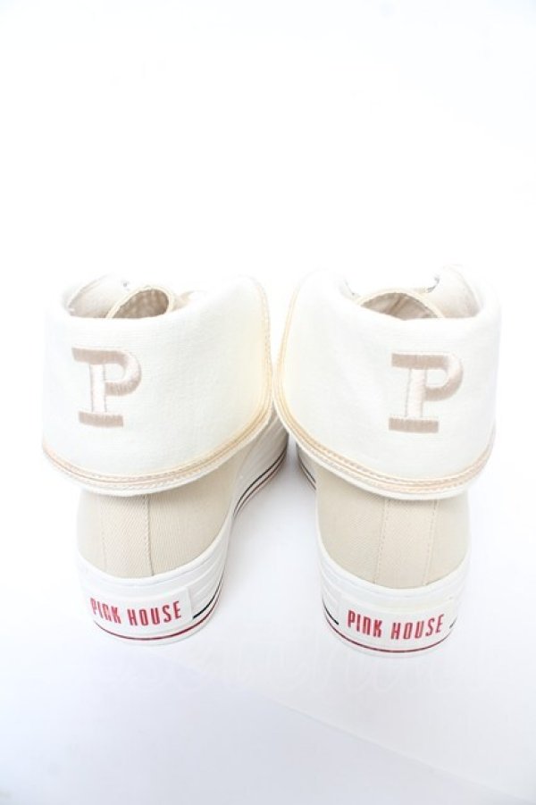 画像3: PINK HOUSE / セーラーカラーハイカットスニーカー   Y-25-10-31-004-LO-SH-SZ-ZY (3)